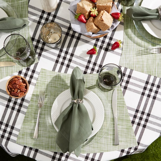 DII® Tweed Wedge Table Placemats